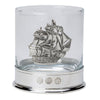 Pewter-mounted Whisky Tumblers