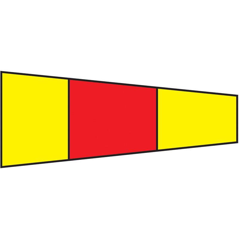 Numerical Code Flag Pennants