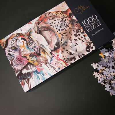 Meg H Colourful Big Cats 1000 pc Puzzle