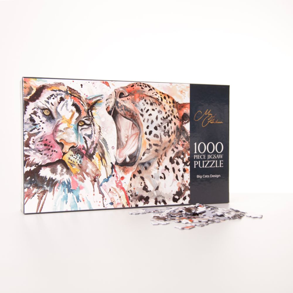 Meg H Colourful Big Cats 1000 pc Puzzle