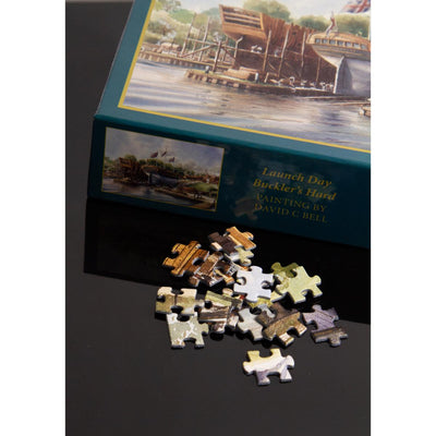 Launch Day Buckler's Hard by David Bell 1,000-piece Puzzle