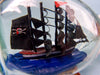 Pirate Ship in Dimple Bottle