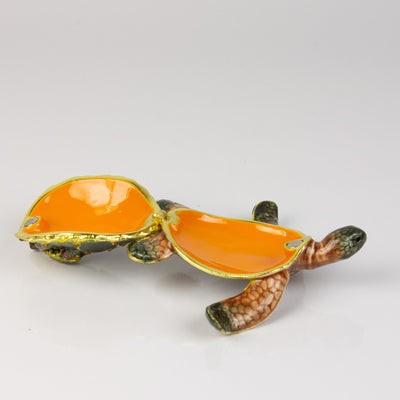 Cloisonne Sea Turtle, 8cm