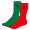 Port & Starboard Anchor Socks, red/green