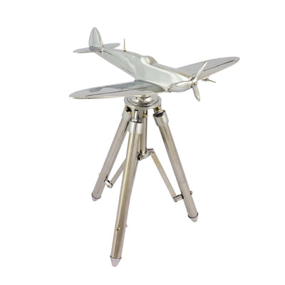 Aluminium Spitfire on Tripod