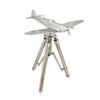 Aluminium Spitfire on Tripod