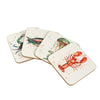 Meg Hawkins Coastal Creatures Coasters, set of 4