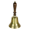 8" Aluminium Handbell, antique brass finish