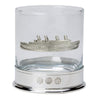 Pewter-mounted Whisky Tumblers