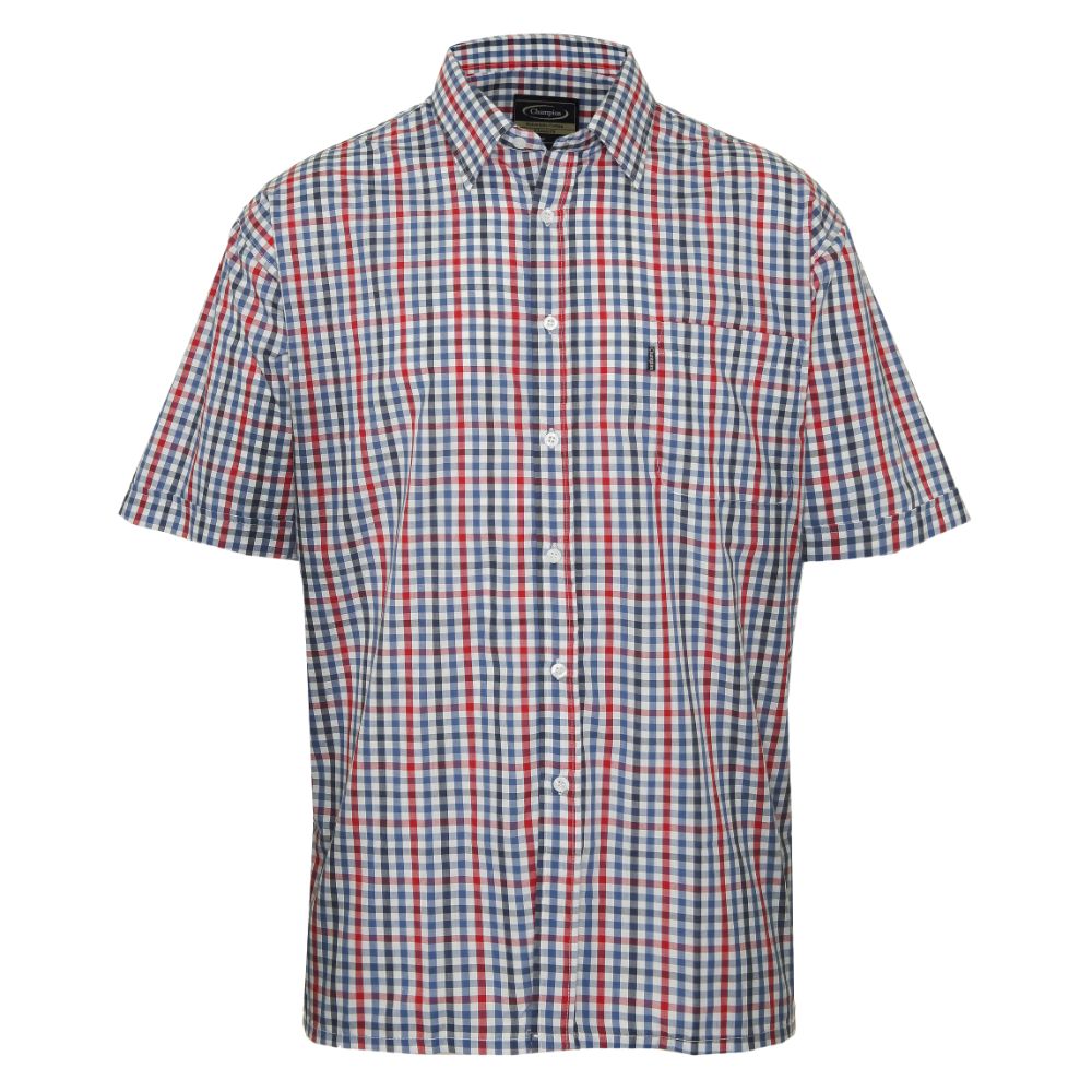 Doncaster Short-sleeved Shirt, Blue
