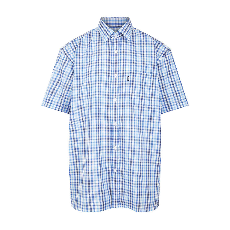 Doncaster Short-sleeved Shirt, Blue