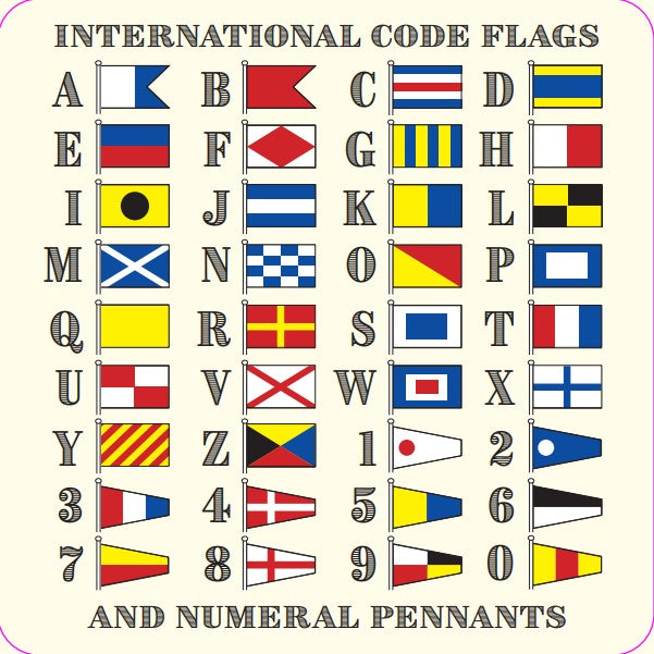 International Code Flags Trivet Pot Rest