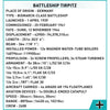 Tirpitz Brick Model Kit, 593pcs