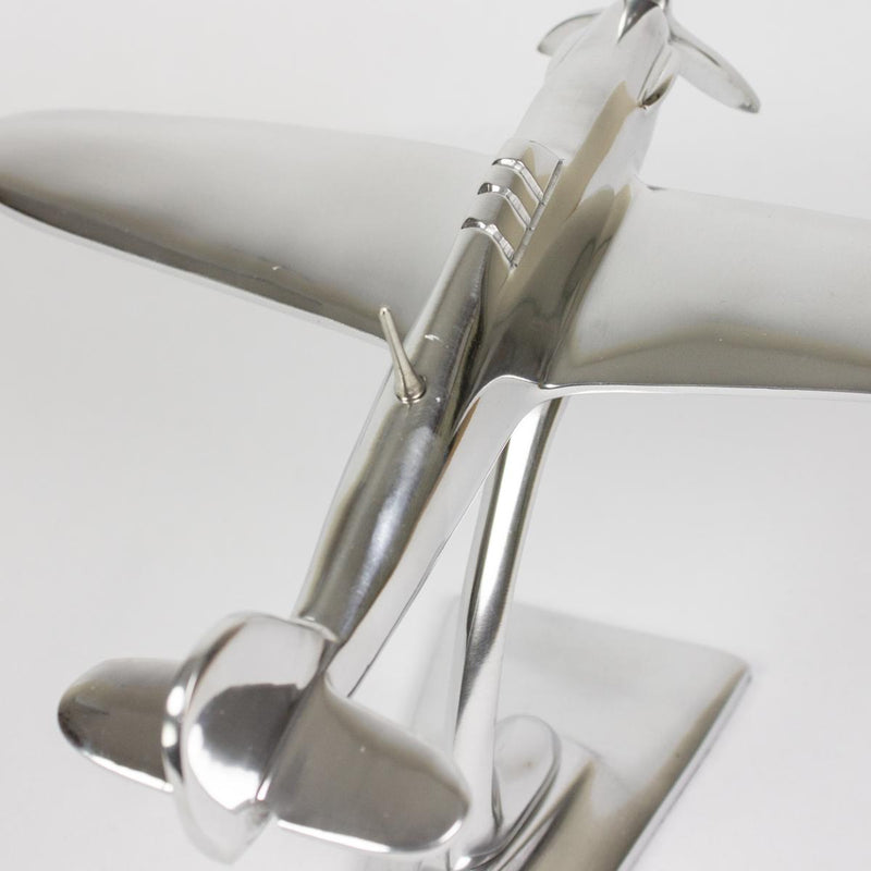 Aluminium Hawker Hurricane Sculpture, 10"