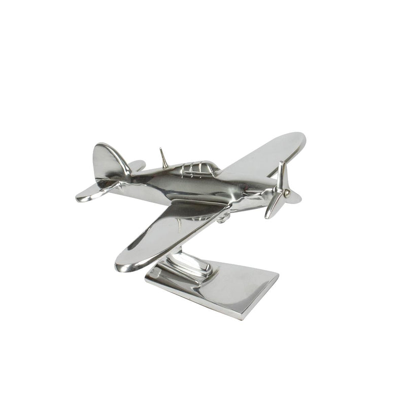 Aluminium Hawker Hurricane Sculpture, 6"