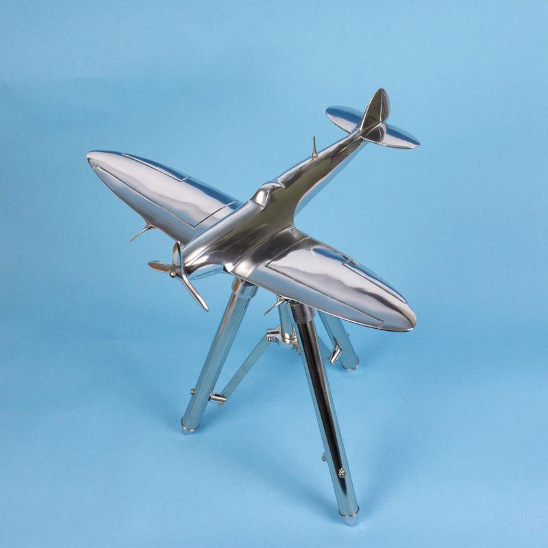 Aluminium Spitfire on Tripod
