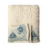 British Wool Nautical Throw, 5'x4'