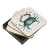 Meg Hawkins Coastal Creatures Coasters, set of 4