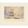 David Bell HMS Victory, signed mounted print, 26x21cm