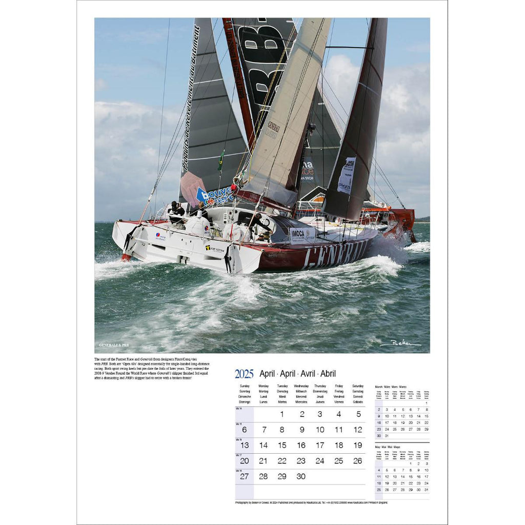 Beken of Cowes Calendar 2025 Yachting Nauticalia