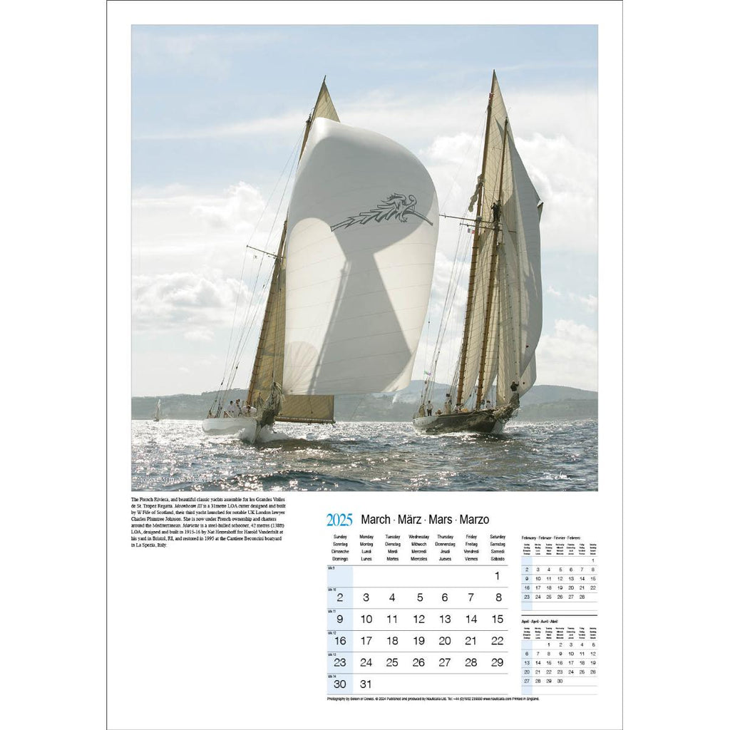 Beken of Cowes Calendar 2025 Beauty of Sail Nauticalia