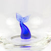 Tumblers with Miniature Glass Sculptures