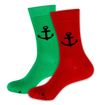 Port & Starboard Anchor Socks, red/green