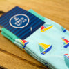 Boat Socks, light blue