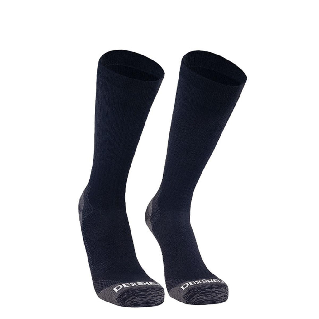DexShell Terrain Walking Socks, Black/Grey