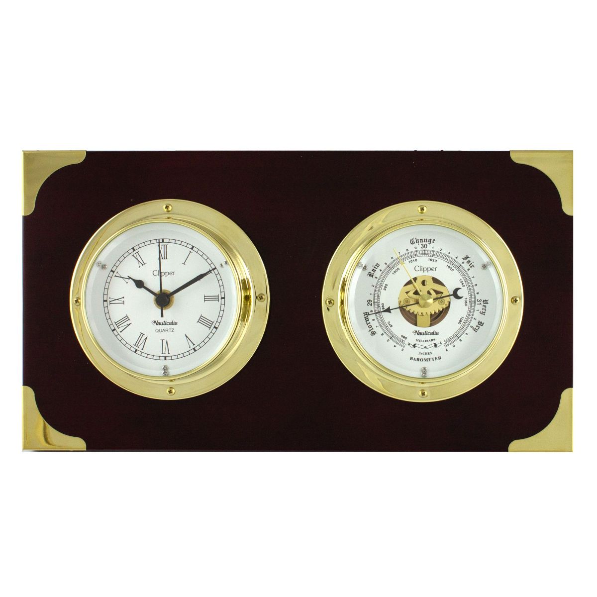 Clipper Clock/Barometer Set – Nauticalia