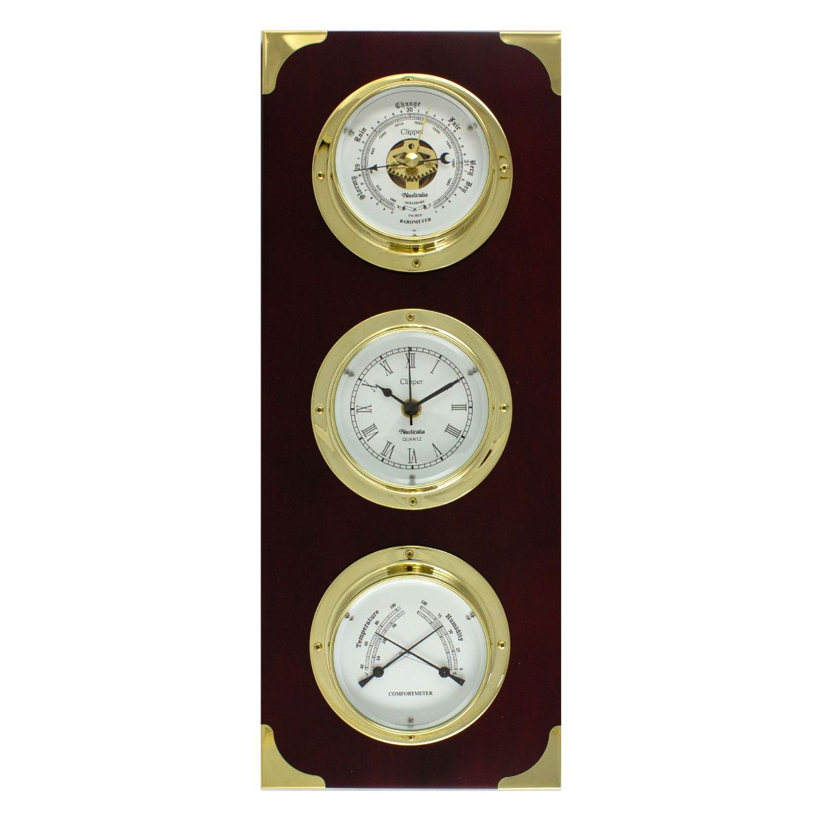 Clipper Clock/Barometer/Thermometer/Hygrometer Set – Nauticalia