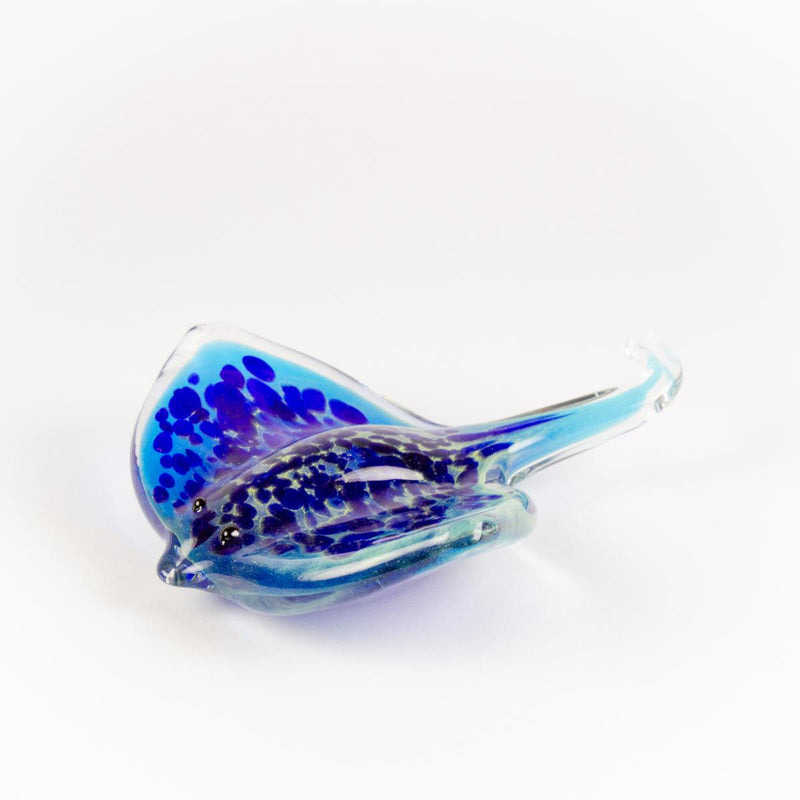 Glass Ray, blue, 16cm