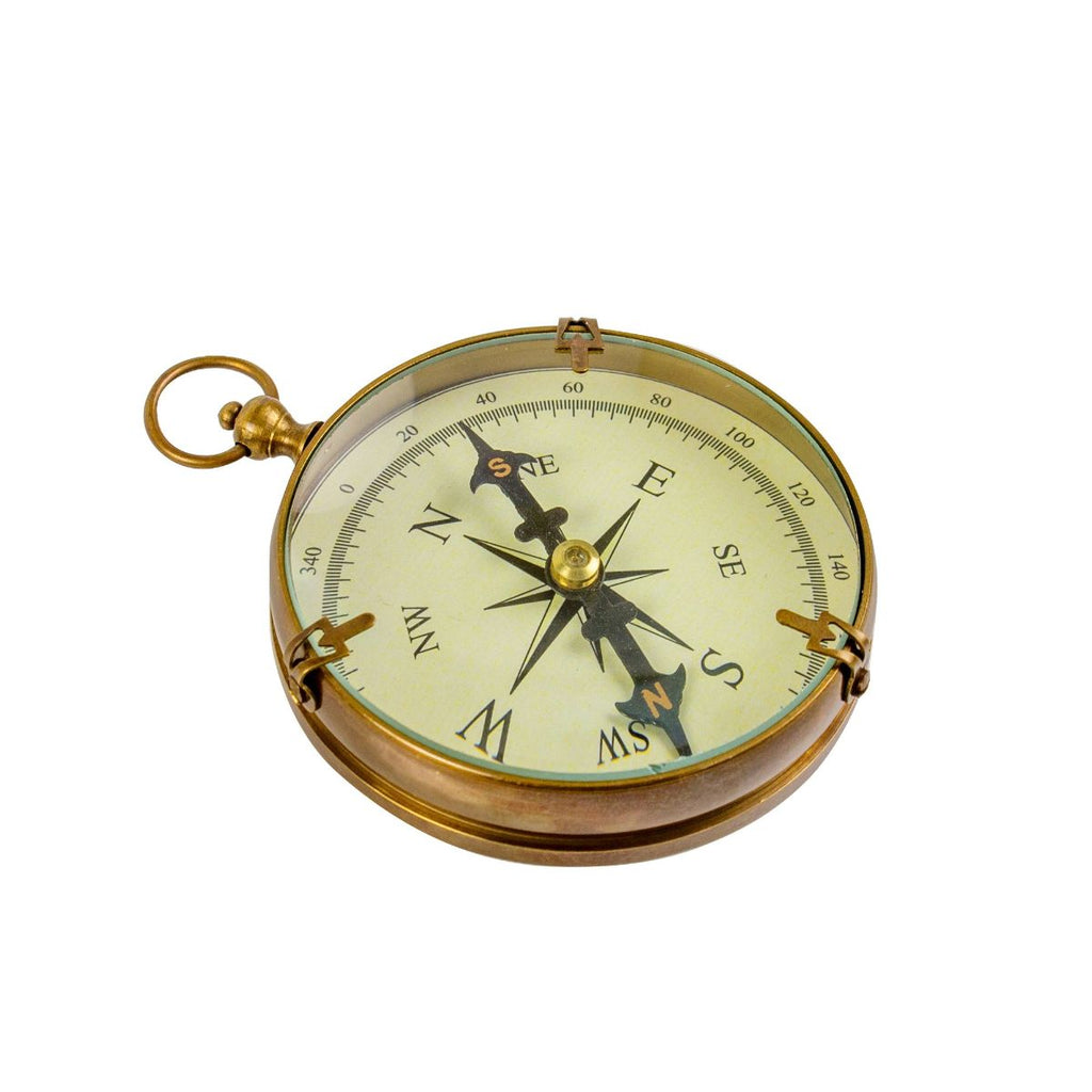 Compass, antique finish