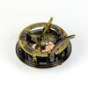 Portable Sundial with Compass, Antique Finish