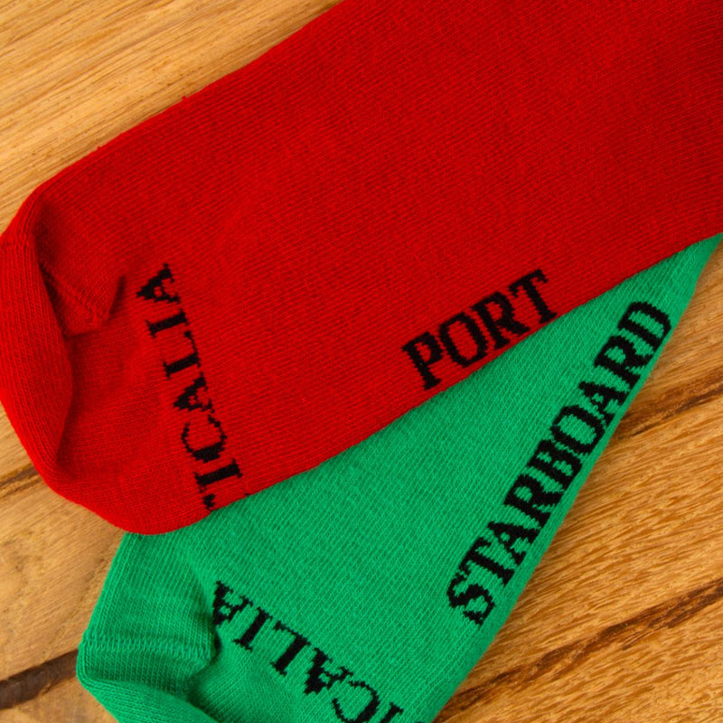 Port & Starboard Anchor Socks, red/green