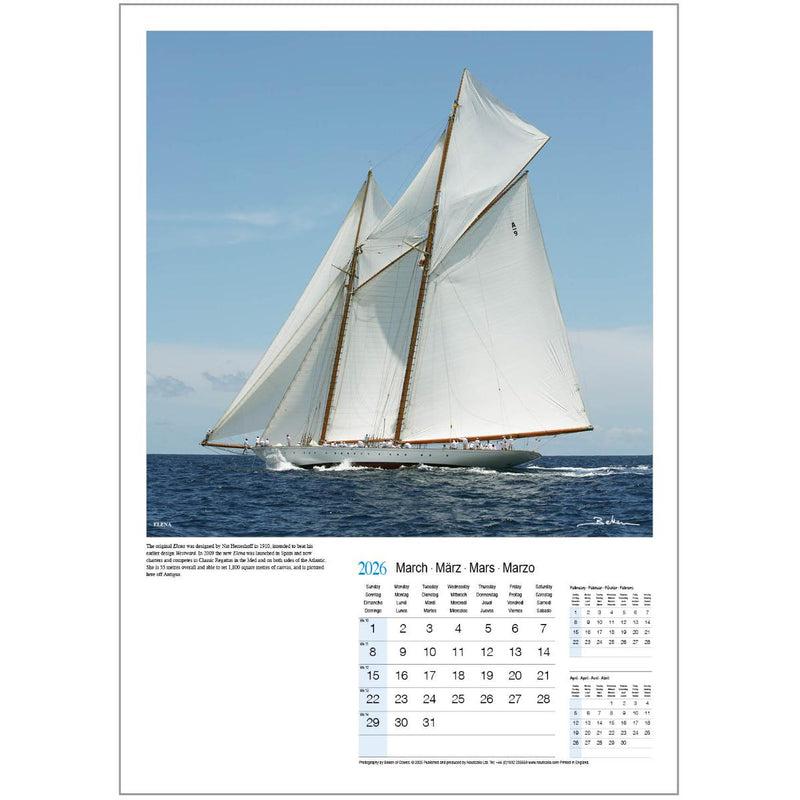 Beken of Cowes Calendar 2026 - Beauty of Sail