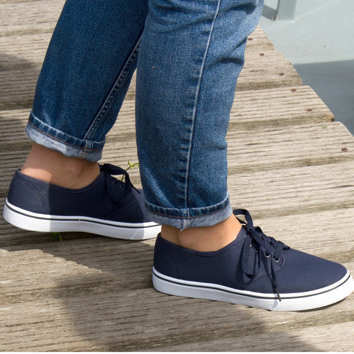 Yachtmaster Lace-up Canvas Shoes