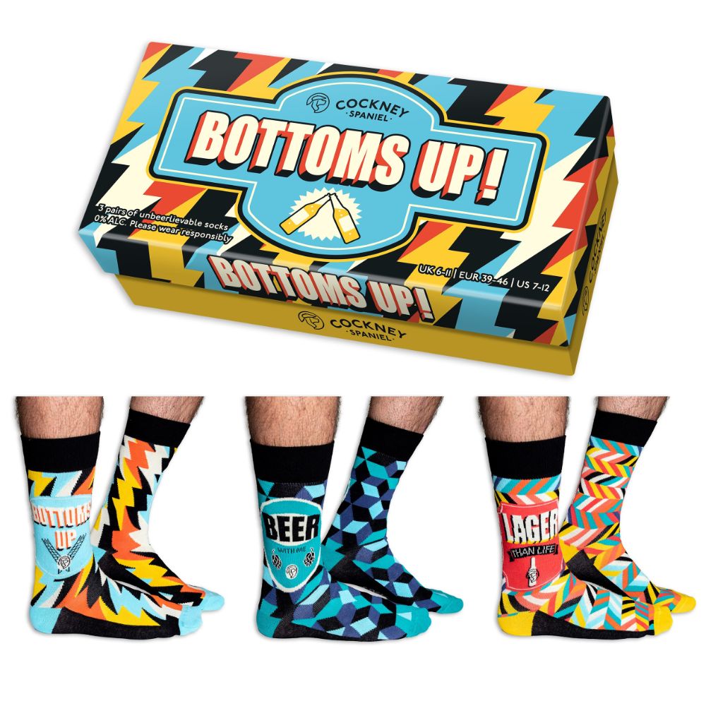Bottoms Up Box Of Socks