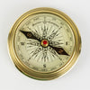 Home of the Royal Navy Compass in Leather Pouch