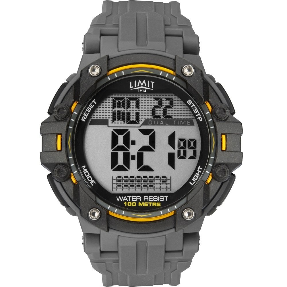 Limit Digital Watch, Black/Grey
