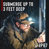 Coast FLX10R 1000 lumen Head Torch - Twin Pack