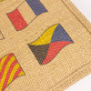 Code Flags Jute Shopping Bag