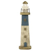 Rustic wooden lighthouse, 35cm