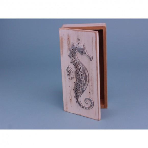 Box with Seahorse, 24x12cm