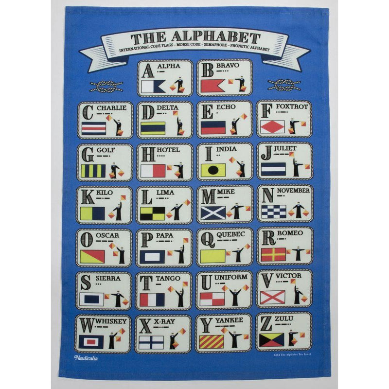 The Alphabet Tea Towel