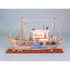 Rustic Fishing Boat with LED Light, 38cm - from Nauticalia