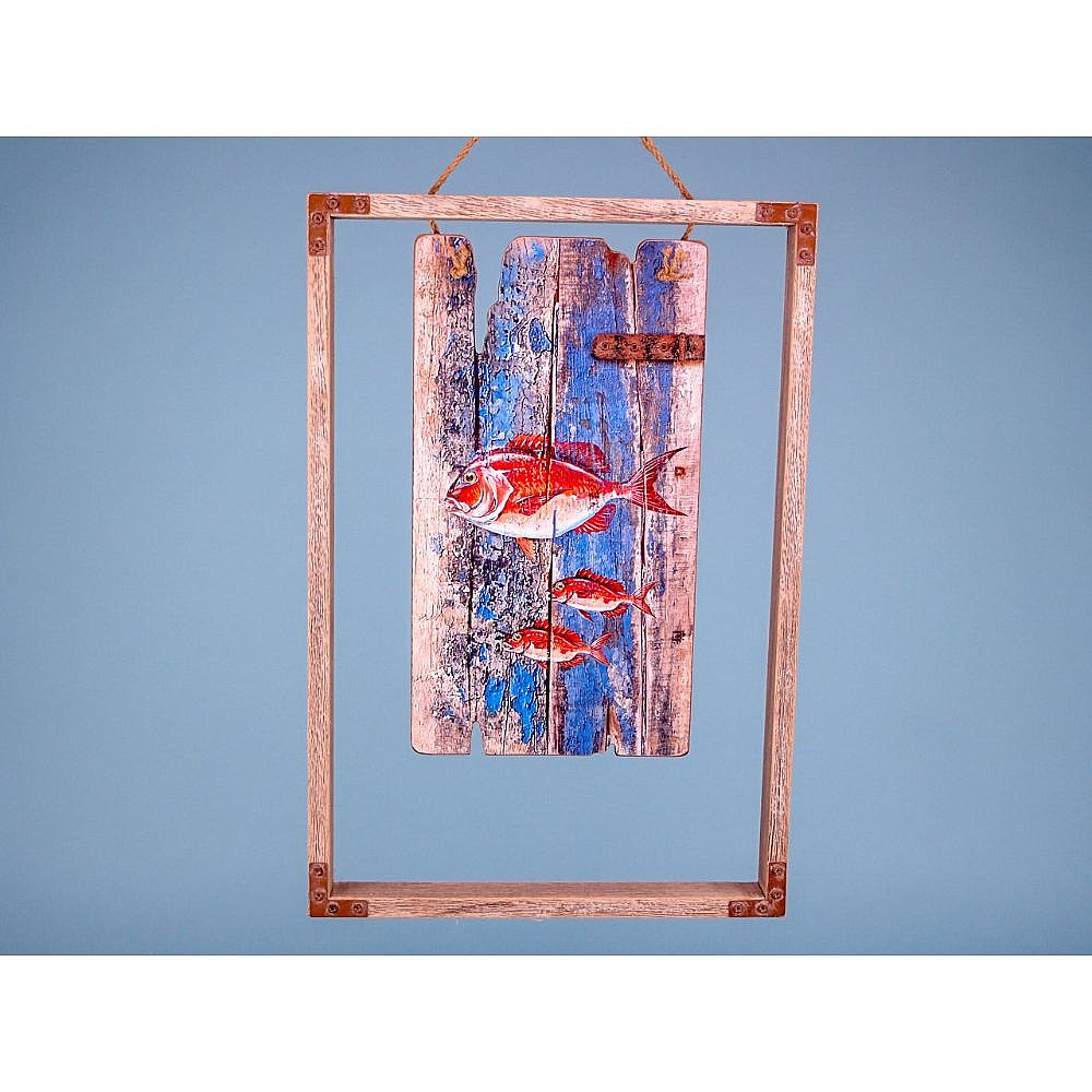 Red Mullet Picture in Frame 43x29cm - from Nauticalia