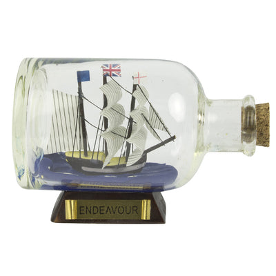 Endeavour 3.5in. Ship-in-Bottle - from Nauticalia