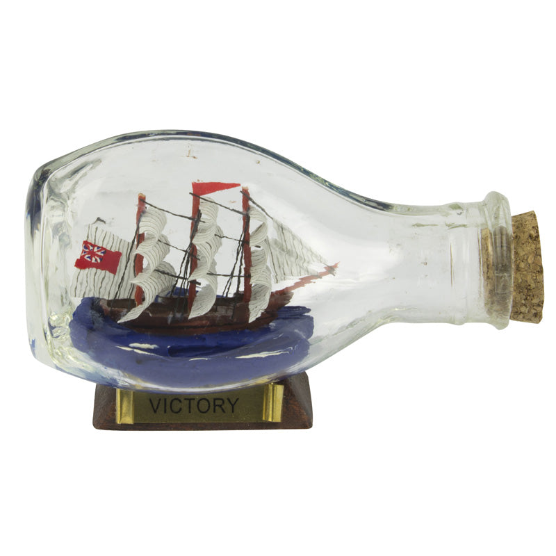 HMS Victory 3.5in Ship-in-Bottle - from Nauticalia
