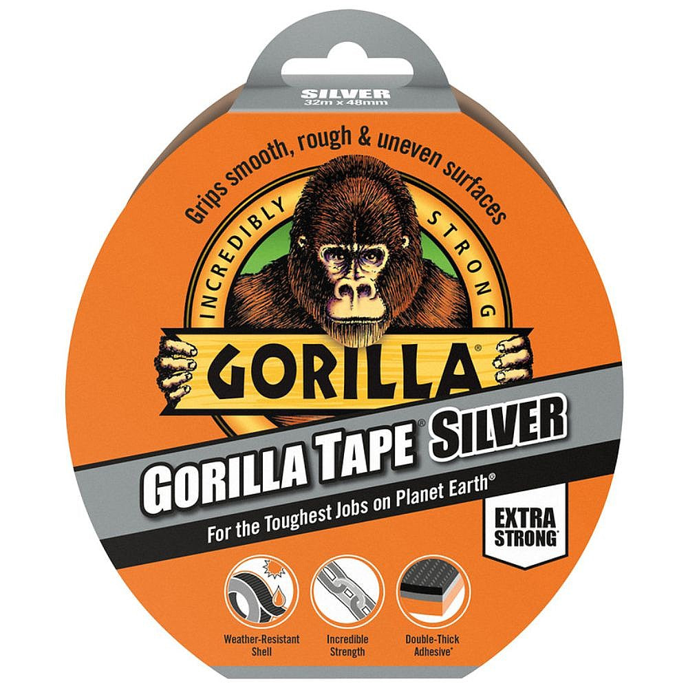 Gorilla Duct Tape, Silver - from Nauticalia